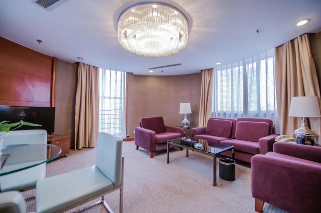 Linyi Blue Horizon Intenational Hotel Luaran gambar